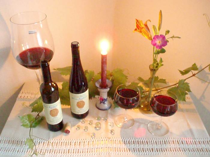 Blauer Bernburger Wein Jahrgang 2005